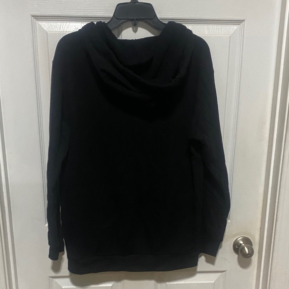 PINK Victoria's Secret Black Hoodie with Multicolor Logo - Picture 6 of 6